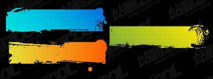 Lights ink marks vector material