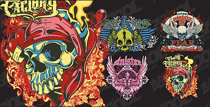 Skeleton t-shirt design