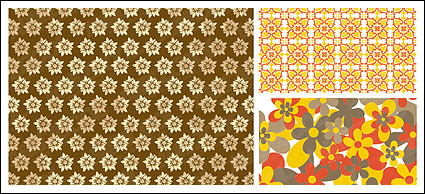 practical flower pattern vector background