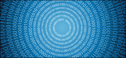 Blue background vector digital material