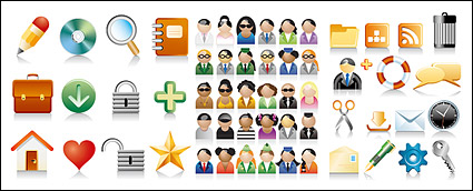 practical icon vector material