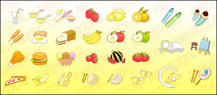 Cute icon vector material goods-1