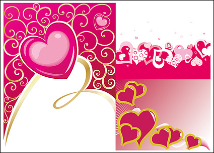 heart-shaped vector material