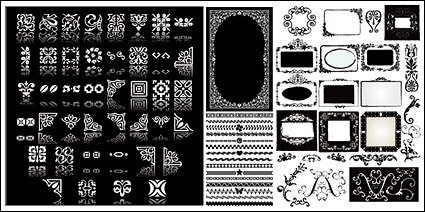 practical lace Vector material