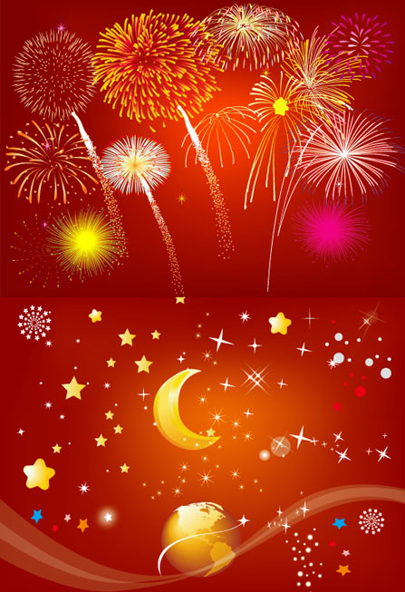 Festival Fireworks Vector
