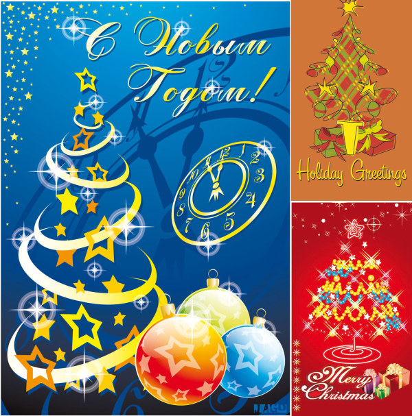 Flash Christmas tree vector 