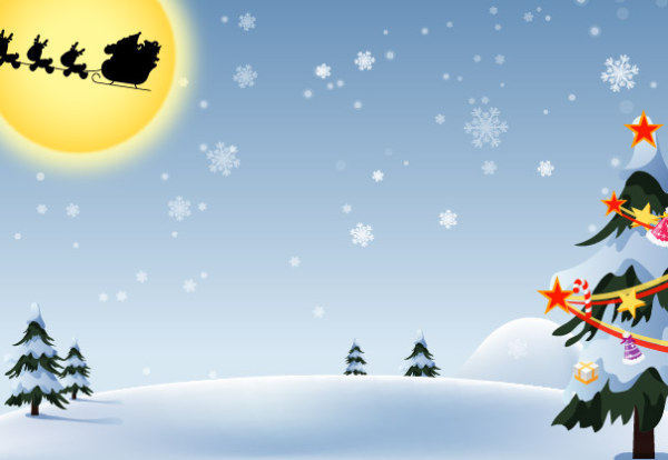 Vector Christmas Snow