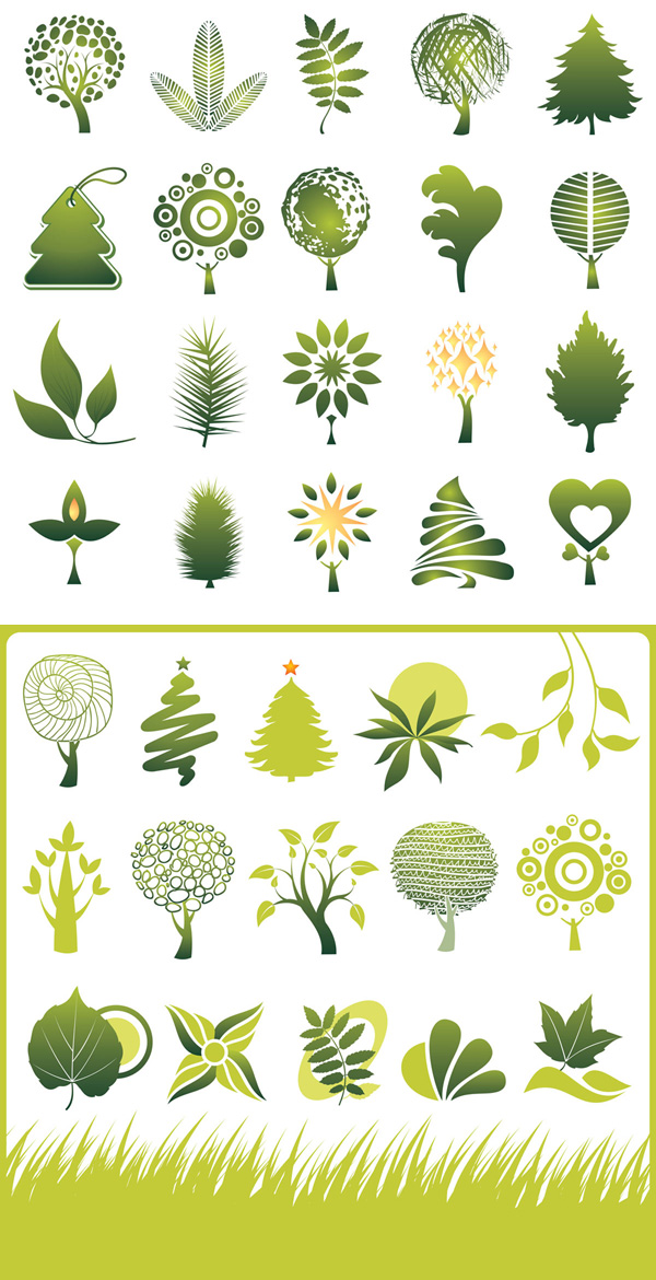 {green theme icon} Vector 