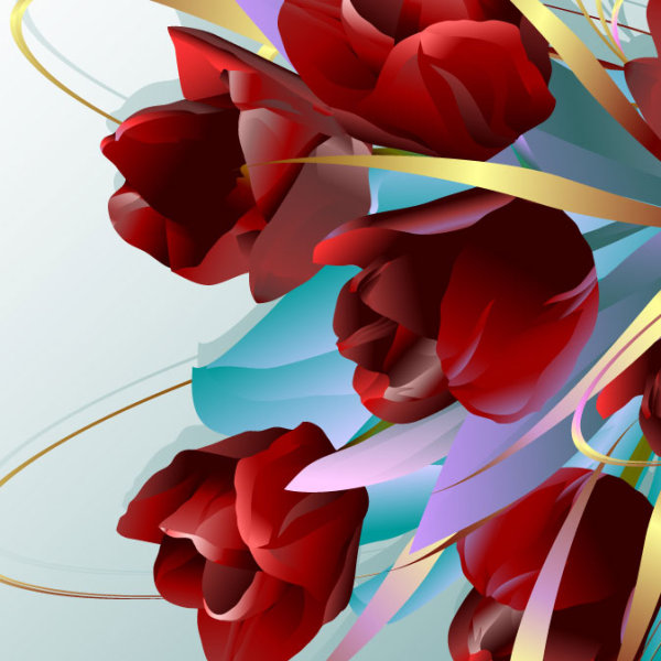 Vector Rose 04 - vector