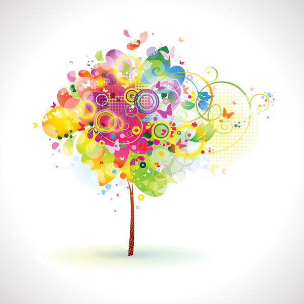 Brilliant dynamic elements of the trend 04-- vector material