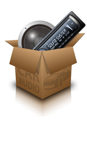 Car audio vector material -4