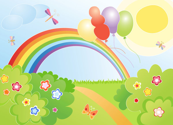 Summer cartoon images 04 - vector