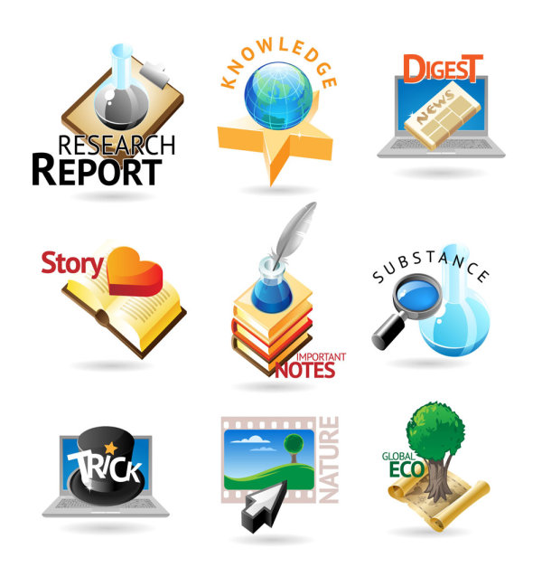 Exquisite icon 02 - vector