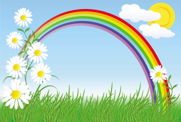 Cartoon Rainbow 03 - vector