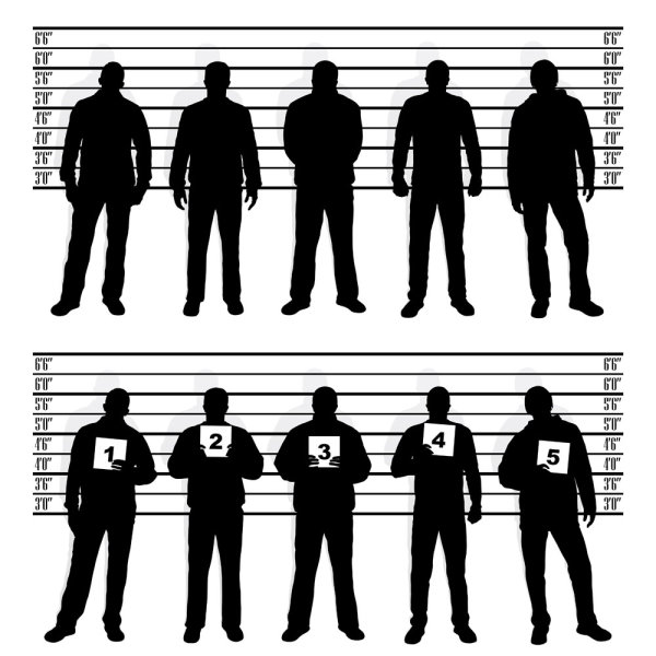 People silhouette - vector material