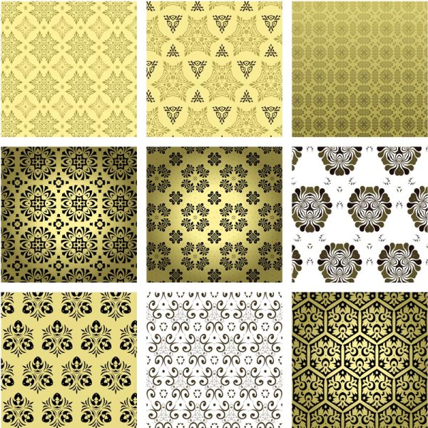 European fine background pattern 02-- vector material