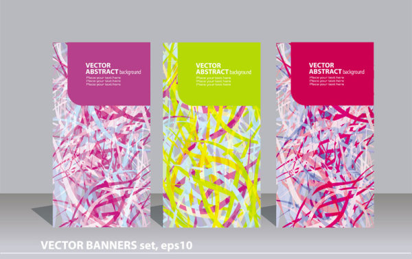 Messy lines background - vector