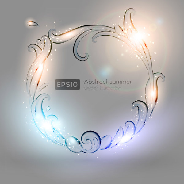 Light spray material 03 - vector