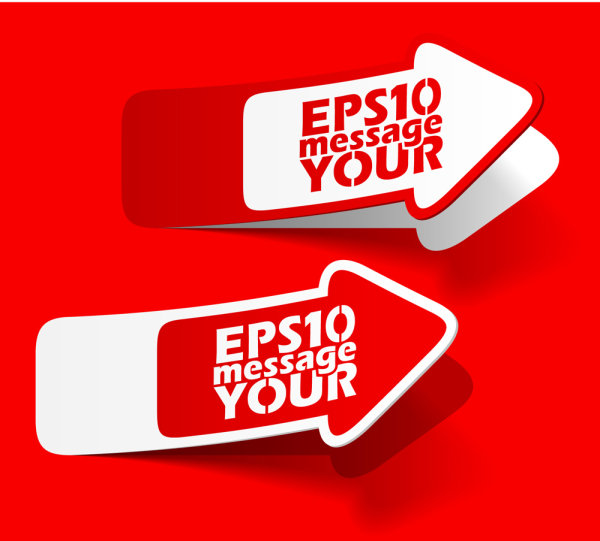 Red and white with notes 03 - vector