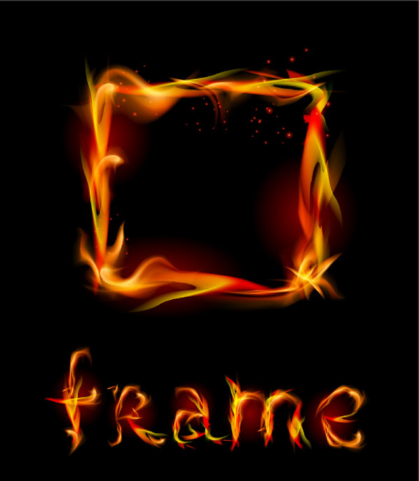 Flame effect 02 - vector material