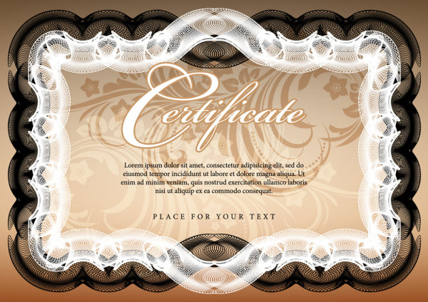 Certificate of Commendation 03 - vector material