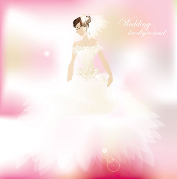 Wedding Postcard 04 - vector material