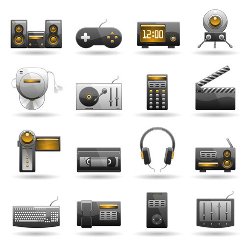 Technology products icon vector material - 02
