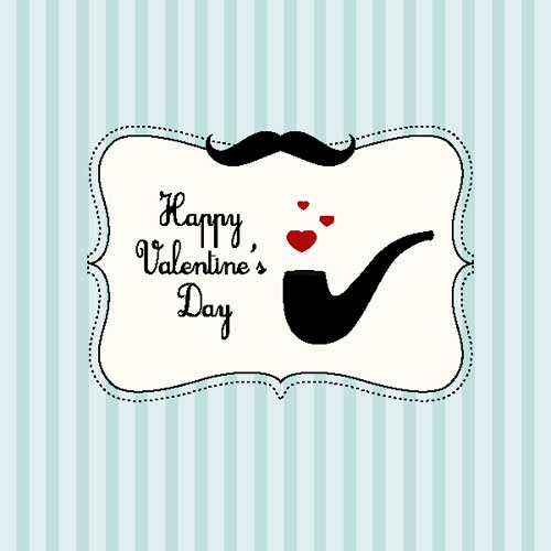 Cartoon Valentine illustrator 04 - vector material