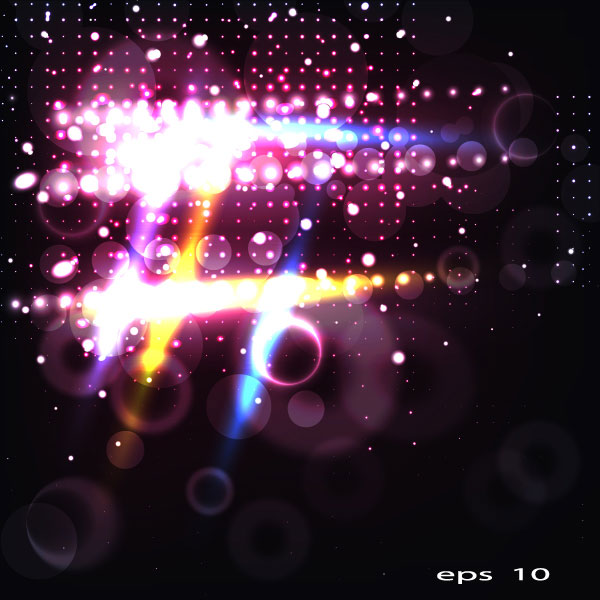 Resplendent background 04 - vector material