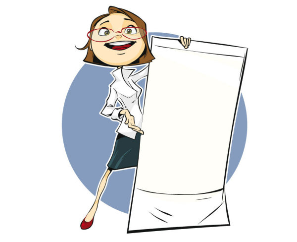 Cartoon characters 01 - Vector