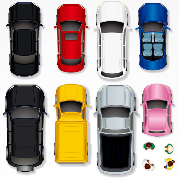 Cartoon car illustrations -05