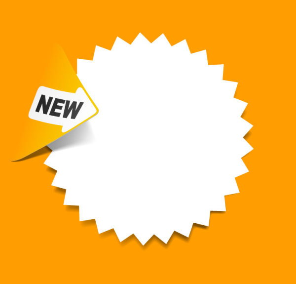 Classic stickers 04 - vector material