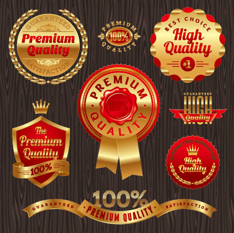 Classic stickers 01 - vector material