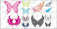 Lovely wings vector material