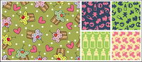 lovely background pattern vector