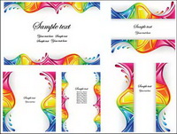 Dynamic wave vector colorful graphics material