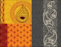 India ham grain background vector material