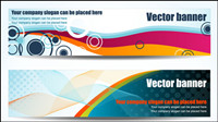 Colorful geometric banner vector background -2