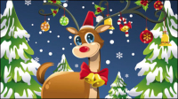 The Christmas scenario illustrator 01 - vector material