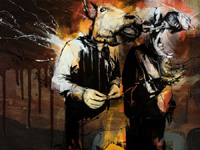 British illustrator Russ Mills insolent lines illustrator appreciate