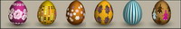 6 eggs Vector material