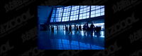 Airport hall picture material