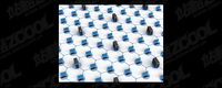 3D computer network connecting picture material -1