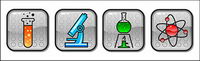 Vector icon category of chemical material