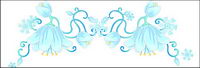 Christmas exquisite lace Vector material-4