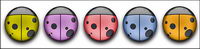 Crystal beetles series of transparent PNG icon