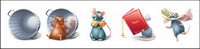 Cool theme of the computer mouse icon png