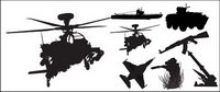 Pictures Vector military weapons material