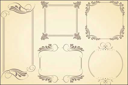 Simple Borders Vector material