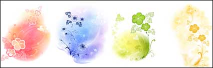 4 soft background pattern vector material